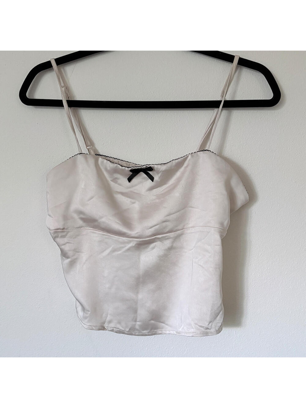 Satin Spaghetti Strap Bow Top, small